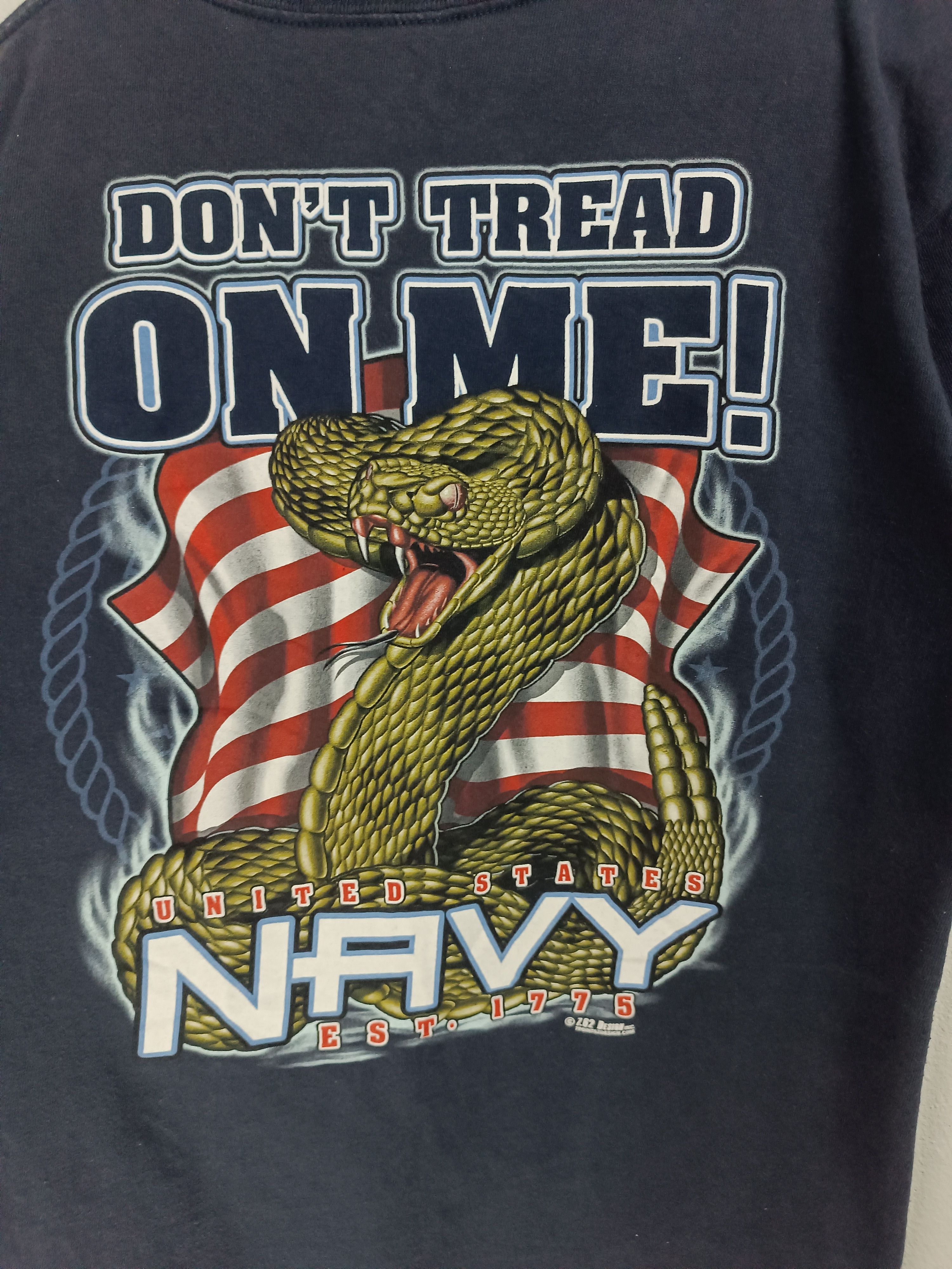 Vintage VINTAGE NAVY DON'T TREAD ON ME MARINE CORP USA Size US M / EU 48-50 / 2 - 17 Thumbnail
