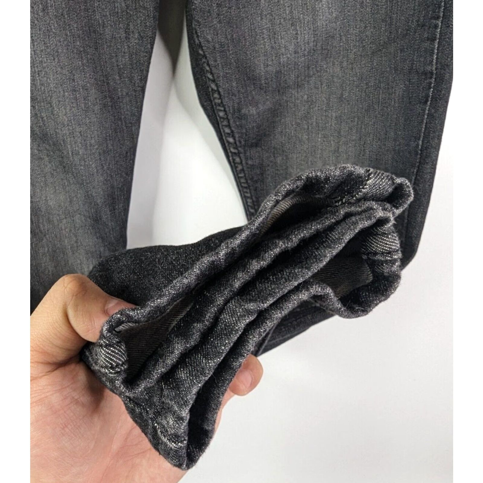 Levi's Levis 512 Slim Taper Jeans Mens Regular 29x31 Black Denim Cotton Stretch 5-Pocket Classic Vintage N/A 90s Size US 30 / EU 46 - 3 Thumbnail