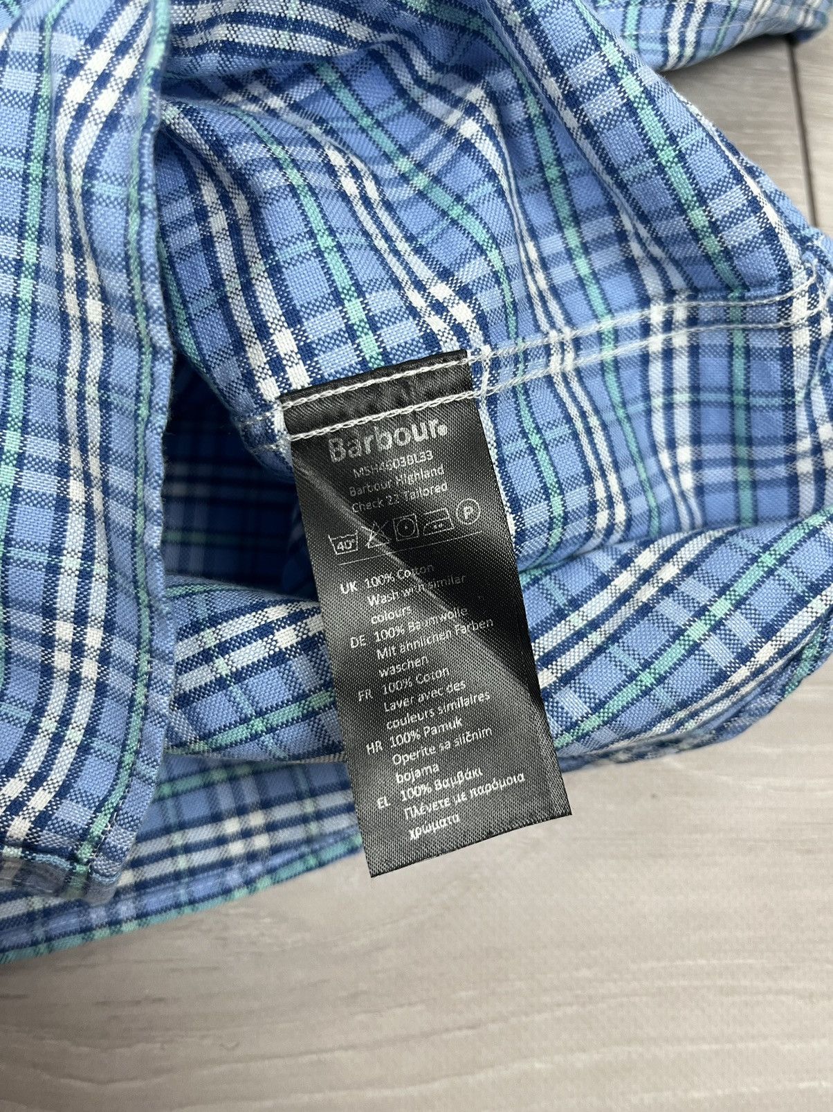 Barbour x4 Barbour Tailored Flannel Checkered Button Shirt M Size Size US M / EU 48-50 / 2 - 11 Thumbnail