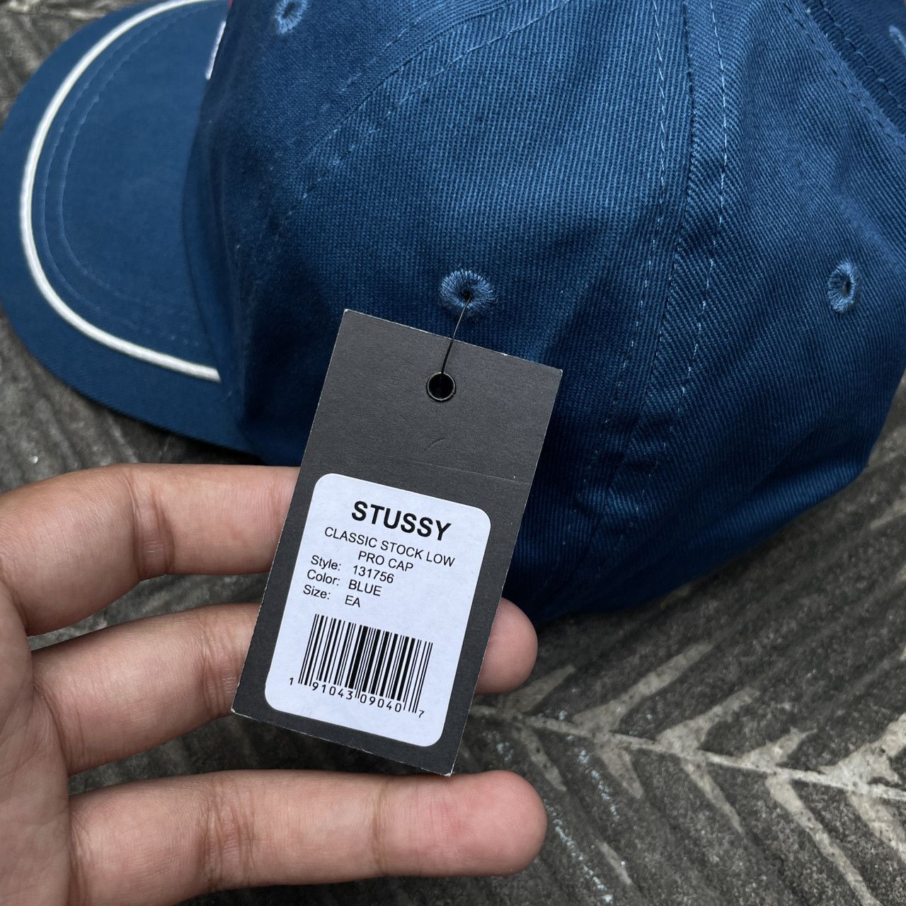 Stussy Stussy Classic Cap in Blue OS Size ONE SIZE - 4 Thumbnail