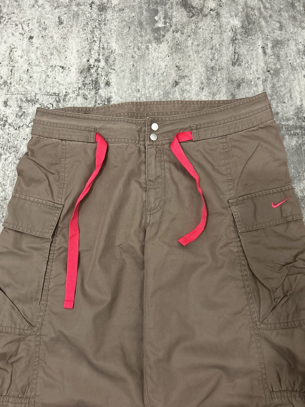 Nike × Vintage Nike Bondage Cargo Parachute Pants Size US 31 - 6 Thumbnail