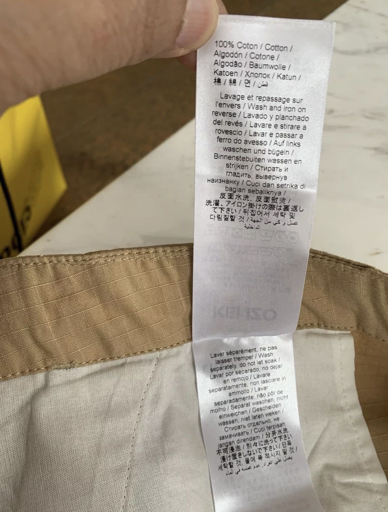 Kenzo Kenzo Kenzo Cargo Workwear Shorts Large Beige Size US 38 / EU 54 - 10 Thumbnail
