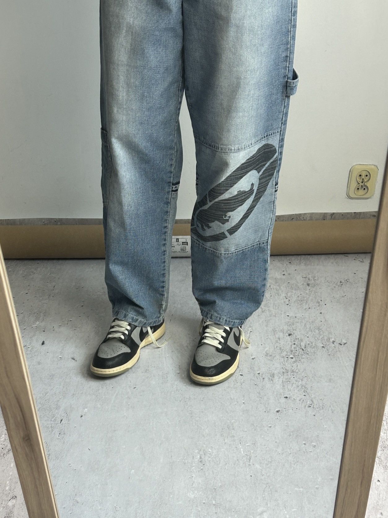 Ecko Unltd. 💥Vintage Ecko Unltd Baggy Big Logo Washed Blue Denim Jeans💥 Size US 30 / EU 46 - 14 Thumbnail