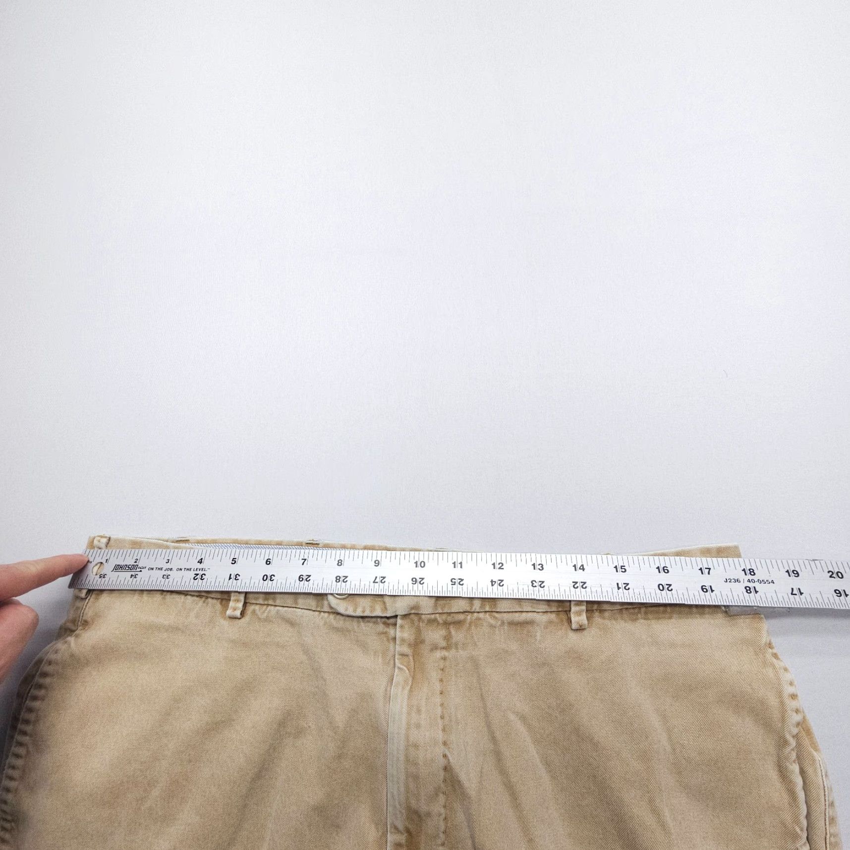 Peter Millar Peter Millar Pima Cotton Chino Shorts Mens 36 x 9 Tan Twill Preppy Flat Peru Size US 36 / EU 52 - 5 Thumbnail