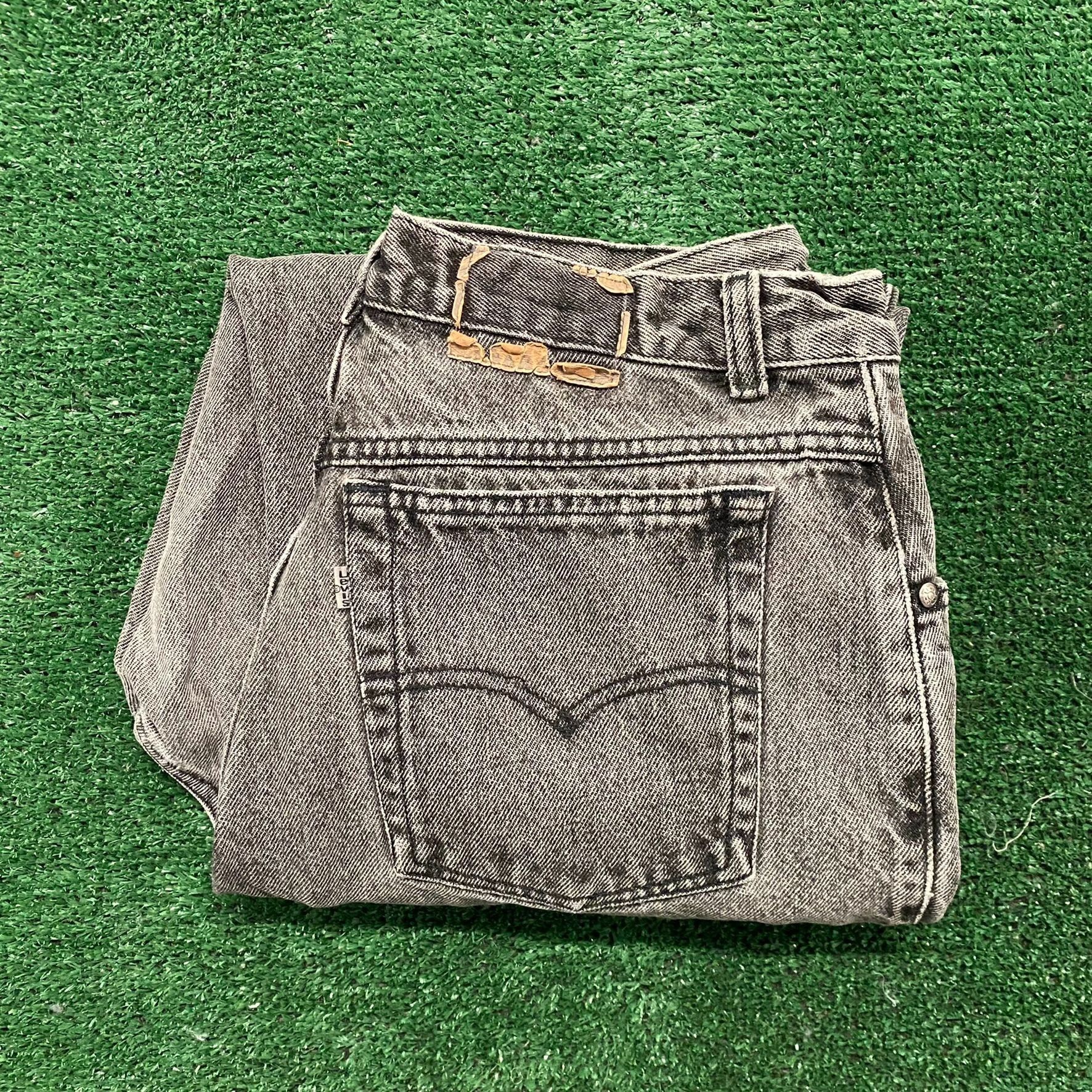 Levi's SilverTab Denim Jeans Vintage 90s Faded Gray Baggy