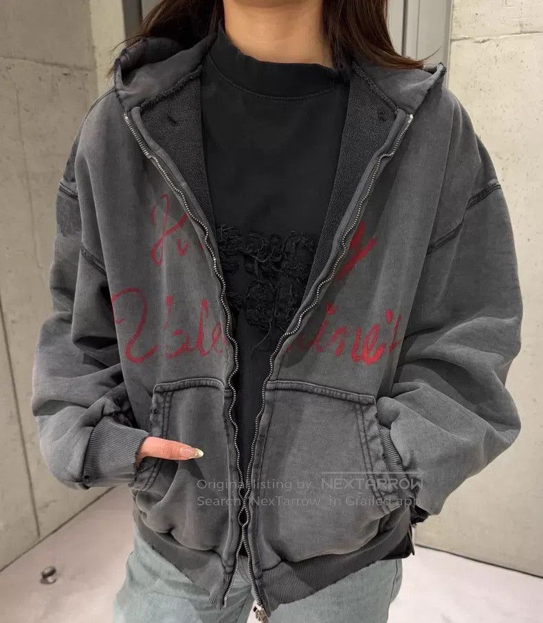 Balenciaga Balenciaga Qixi limited edition graffiti heart hoodie Size US XXS / EU 40 - 7 Thumbnail