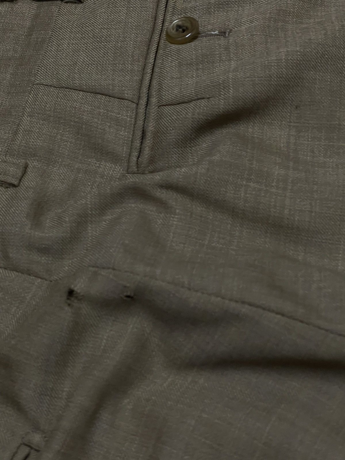 Lanvin VINTAGE LANVIN DESIGNER 1990S MINIMALIST CASUAL PANT Size US 33 - 18 Thumbnail