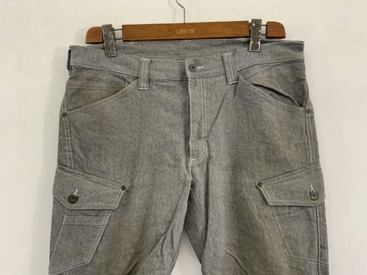 If Six Was Nine Grey Denim Cargo Multipocket Pant Size US 34 / EU 50 - 3 Thumbnail