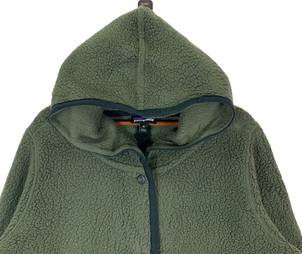 Patagonia × Vintage VINTAGE PATAGONIA DEEP PILE RETRO X FLEECE HOODIE JACKET Size US XL / EU 56 / 4 - 5 Thumbnail