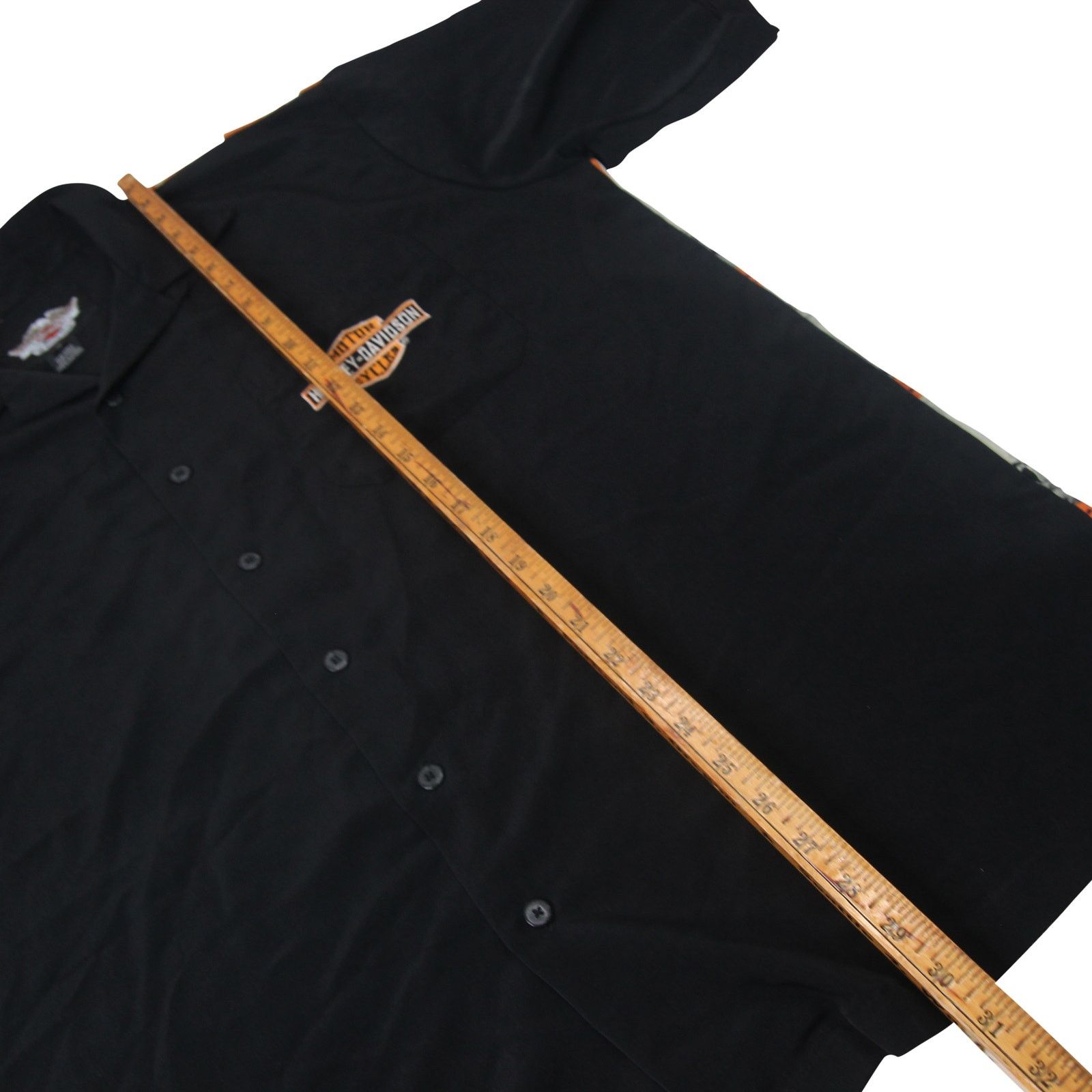 Harley Davidson × Vintage Harley Davidson Jimmy Chann Champion Button Down Shirt Size US L / EU 52-54 / 3 - 6 Thumbnail