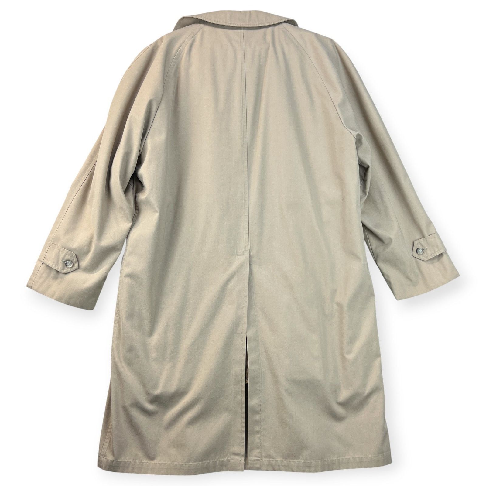 London Fog Vintage London Fog Mens Maincoats Canvas Trench Coat 42R Size US XS / EU 42 / 0 - 5 Thumbnail