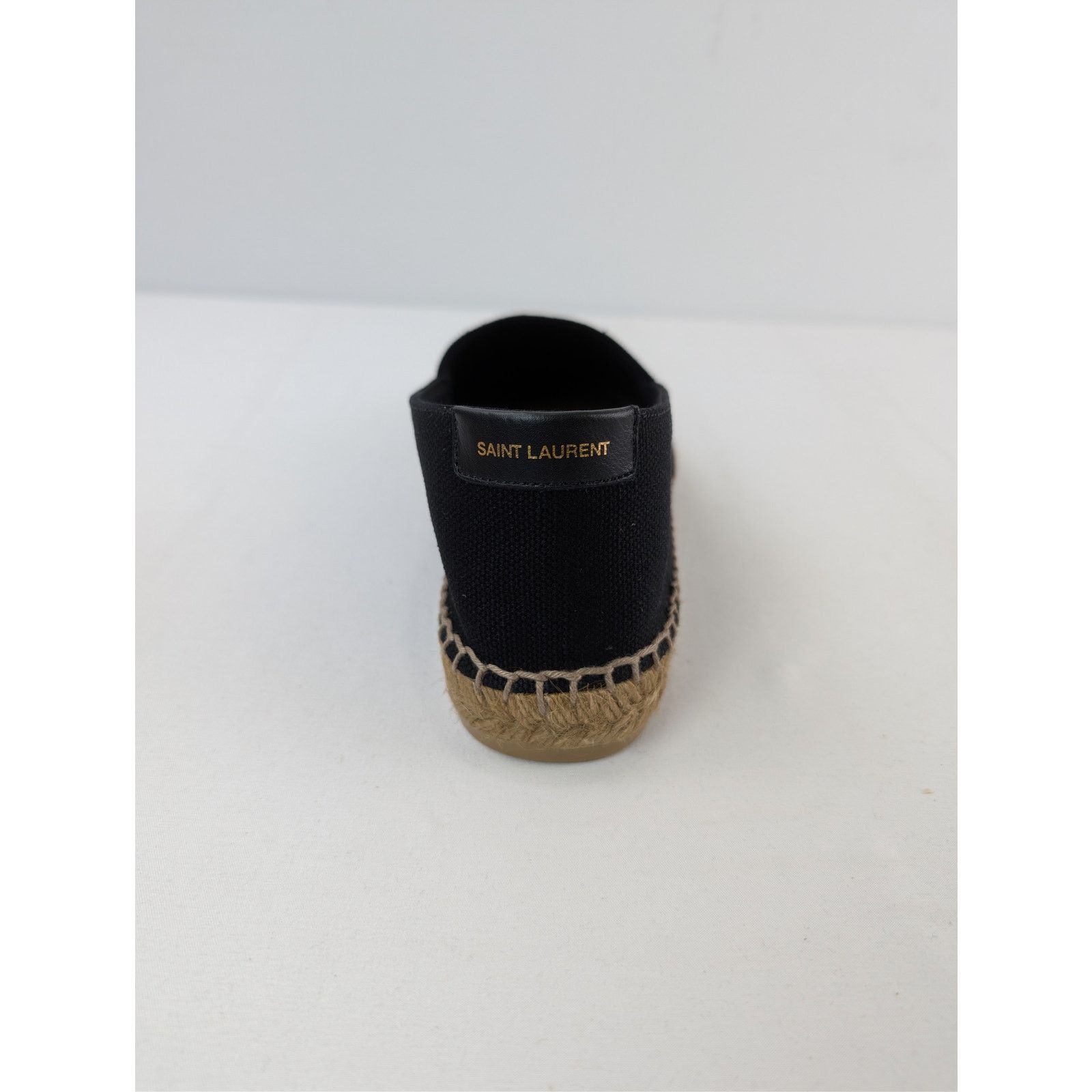 Saint Laurent Paris o1rshd1 Saint Laurent Canvas Espadrilles Slip On Shoes Black Size US 7.5 / EU 40-41 - 14 Thumbnail