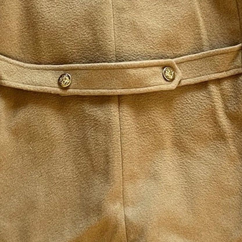 Vintage VINTAGE Forecasters of Boston Coat Womens Wool Trench Overcoat Tan Beige Size 10 Jacket Mens Size L / US 10 / IT 46 - 6 Thumbnail