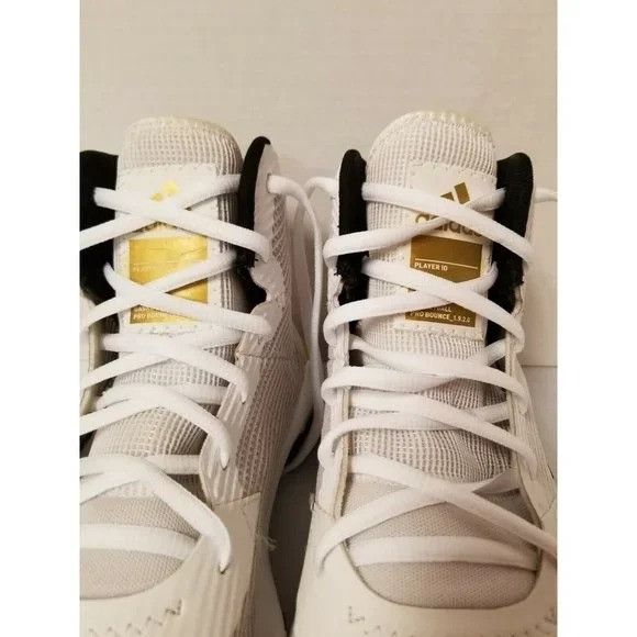 Adidas Adidas Bounce Mens Sneakers size 10.5 White Size US 10.5 / EU 43-44 - 2 Thumbnail