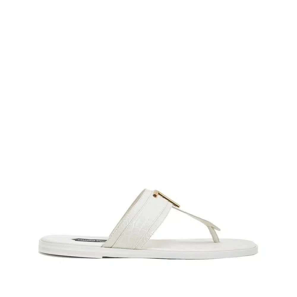 Tom Ford o1loc1c0225 J1382 Brighton Sandals in White Size US 9 / EU 42 - 1 Thumbnail