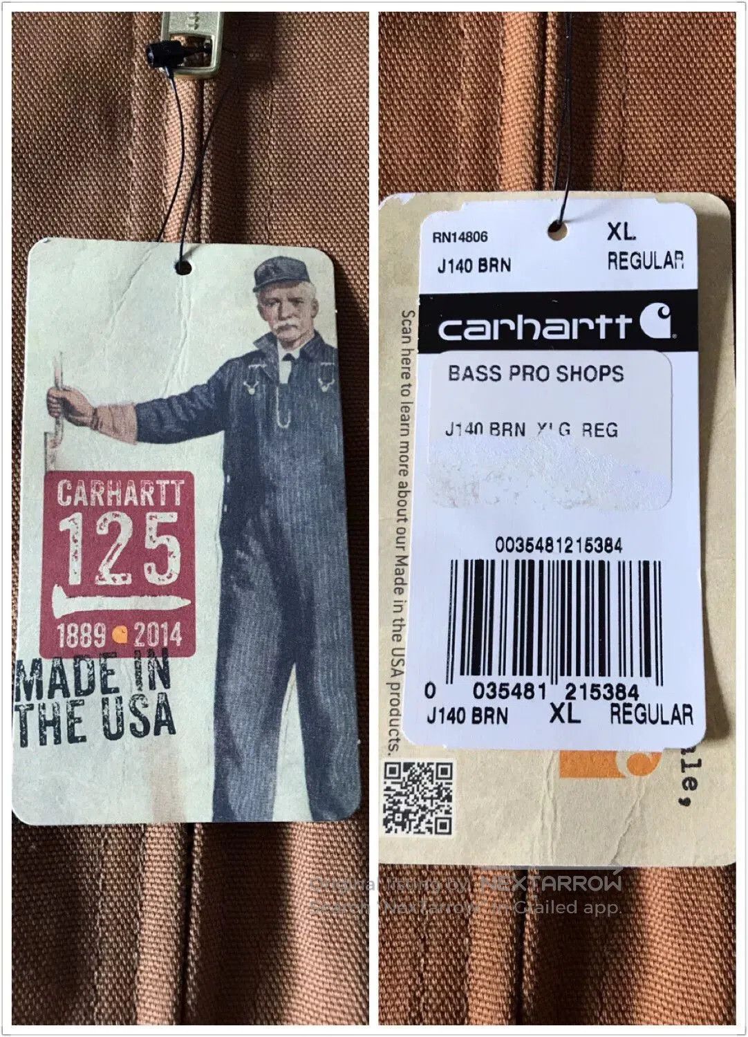 Carhartt 125th Anniversary Carhartt J140 Jacket. Size US XL / EU 56 / 4 - 8 Thumbnail