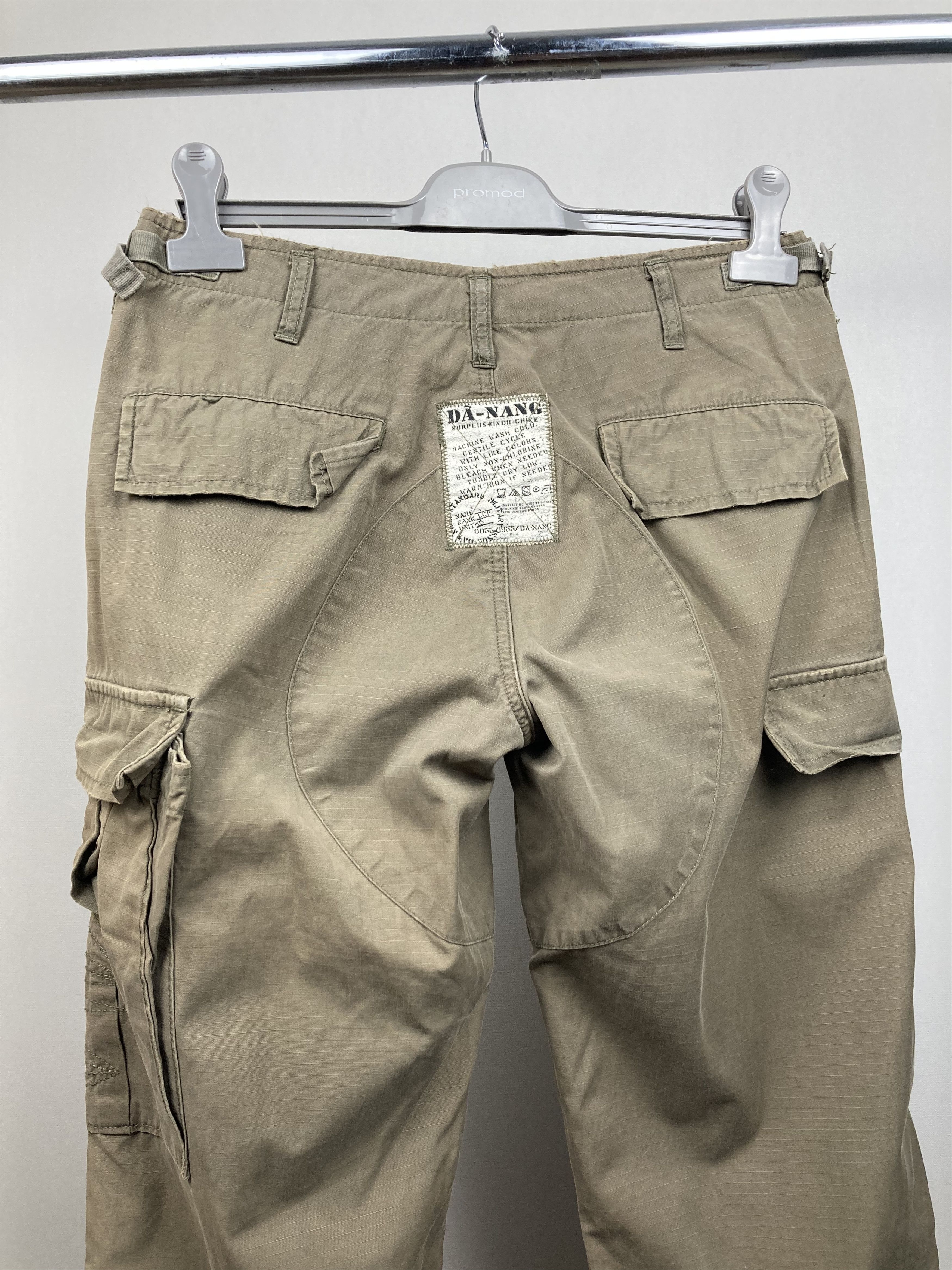 Japanese Brand 288$ RRP Da Nang Made in Hong Kong Military Cargo Pants Size 29" - 6 Thumbnail