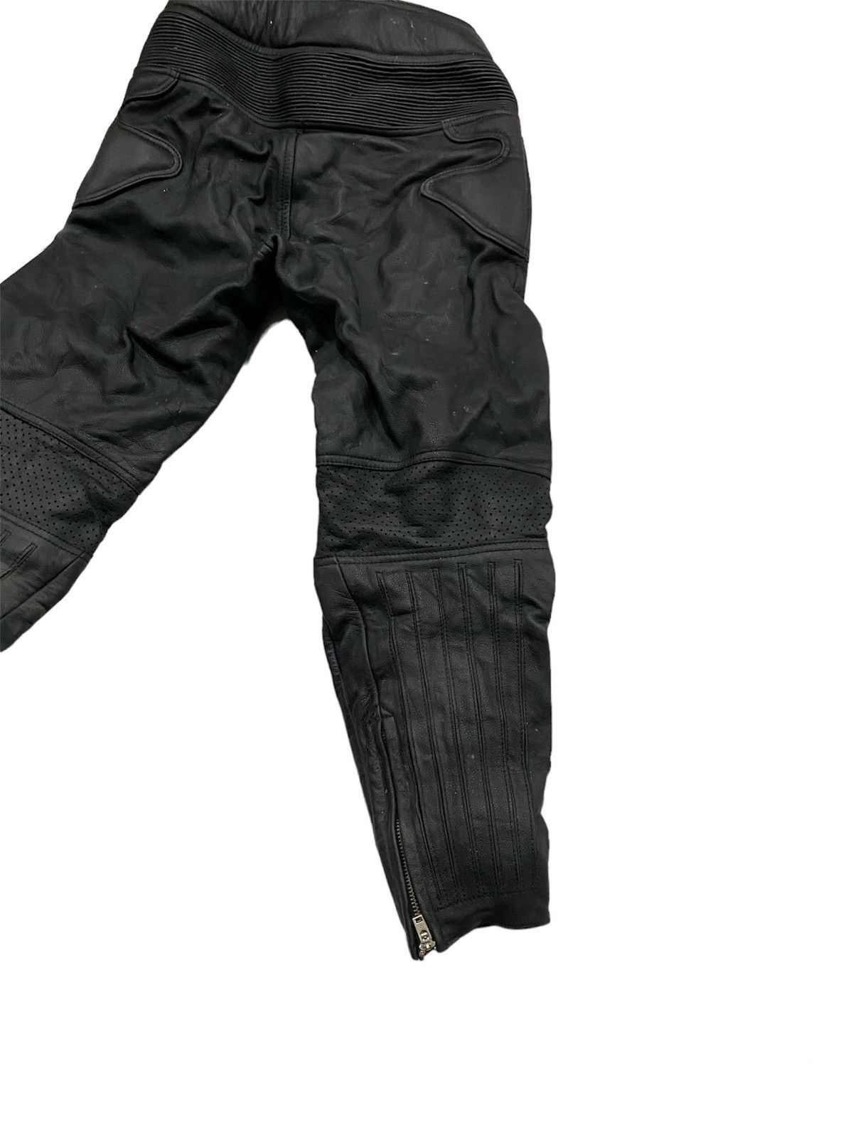 KMRii × Kadoya × Leather BIKER LEATHER PANTS WITH KNEE PATCH BIKERS Size US 30 / EU 46 - 4 Thumbnail