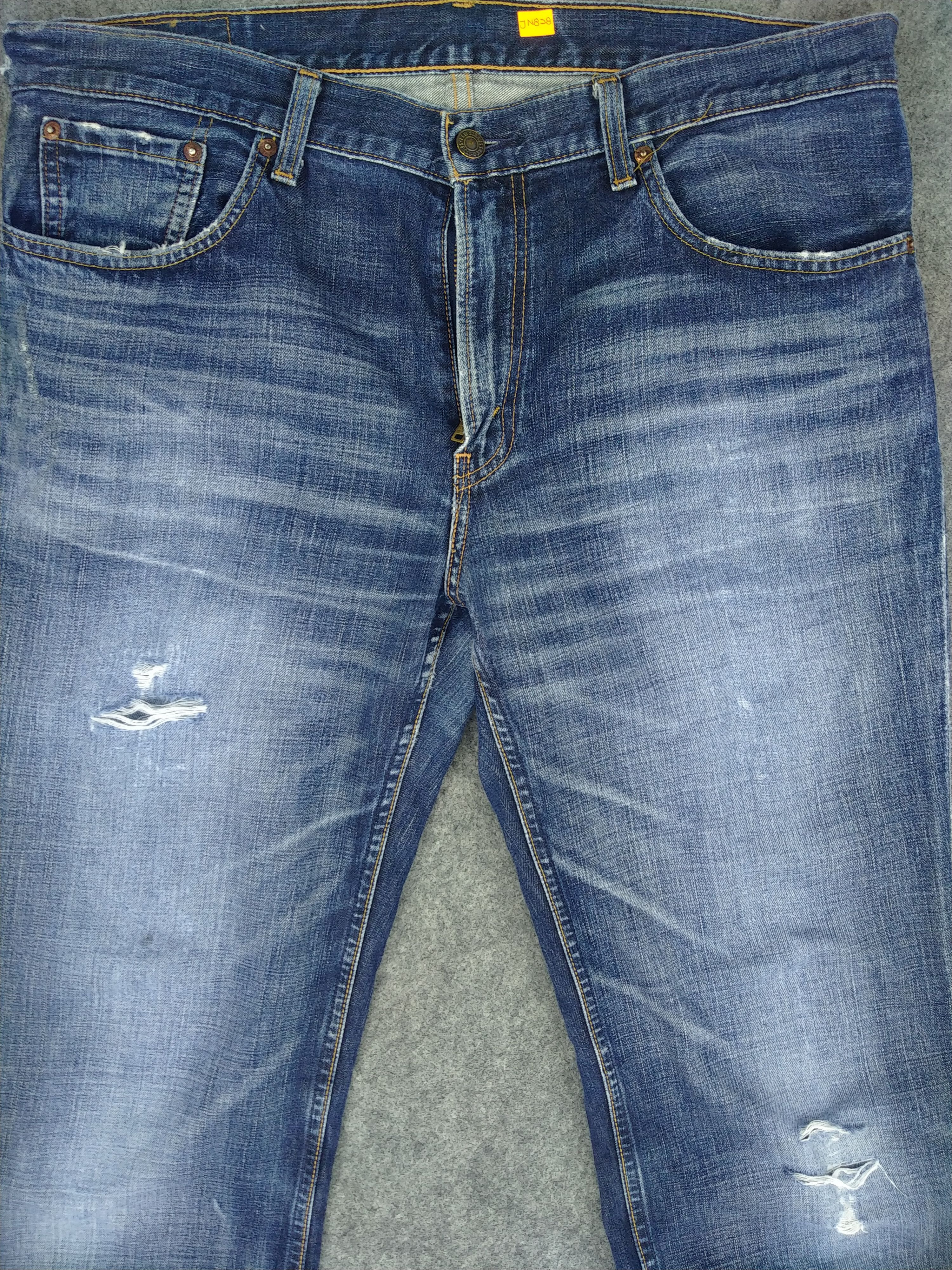 Levi's Blue Vintage Levi's 502 Distressed Denim 38x32 -JN828 Size US 38 / EU 54 - 3 Thumbnail