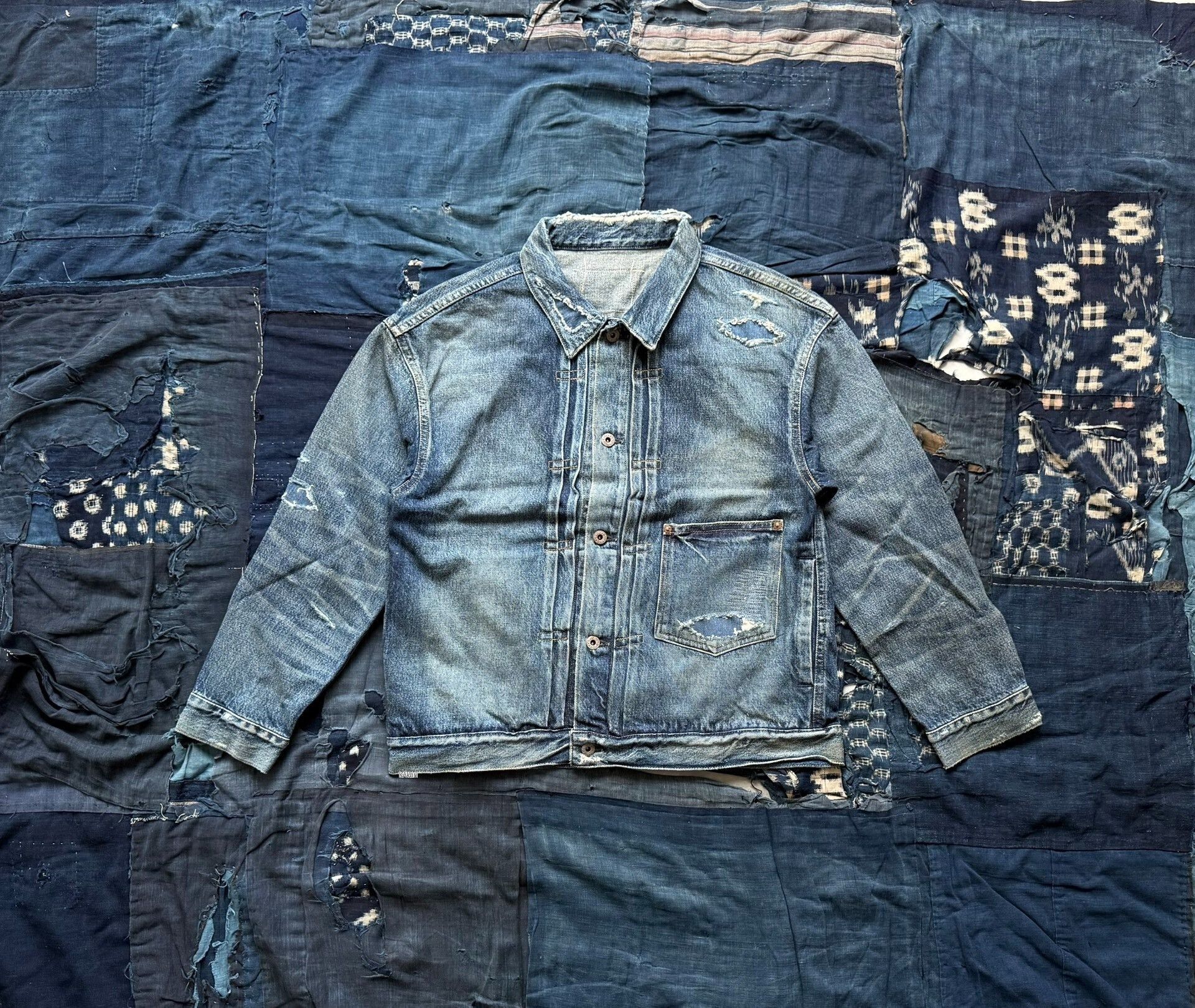 Madness MADNESS 24AW AGING TYPE-I DENIM JACKET Size US S / EU 44-46 / 1 - 1 Thumbnail