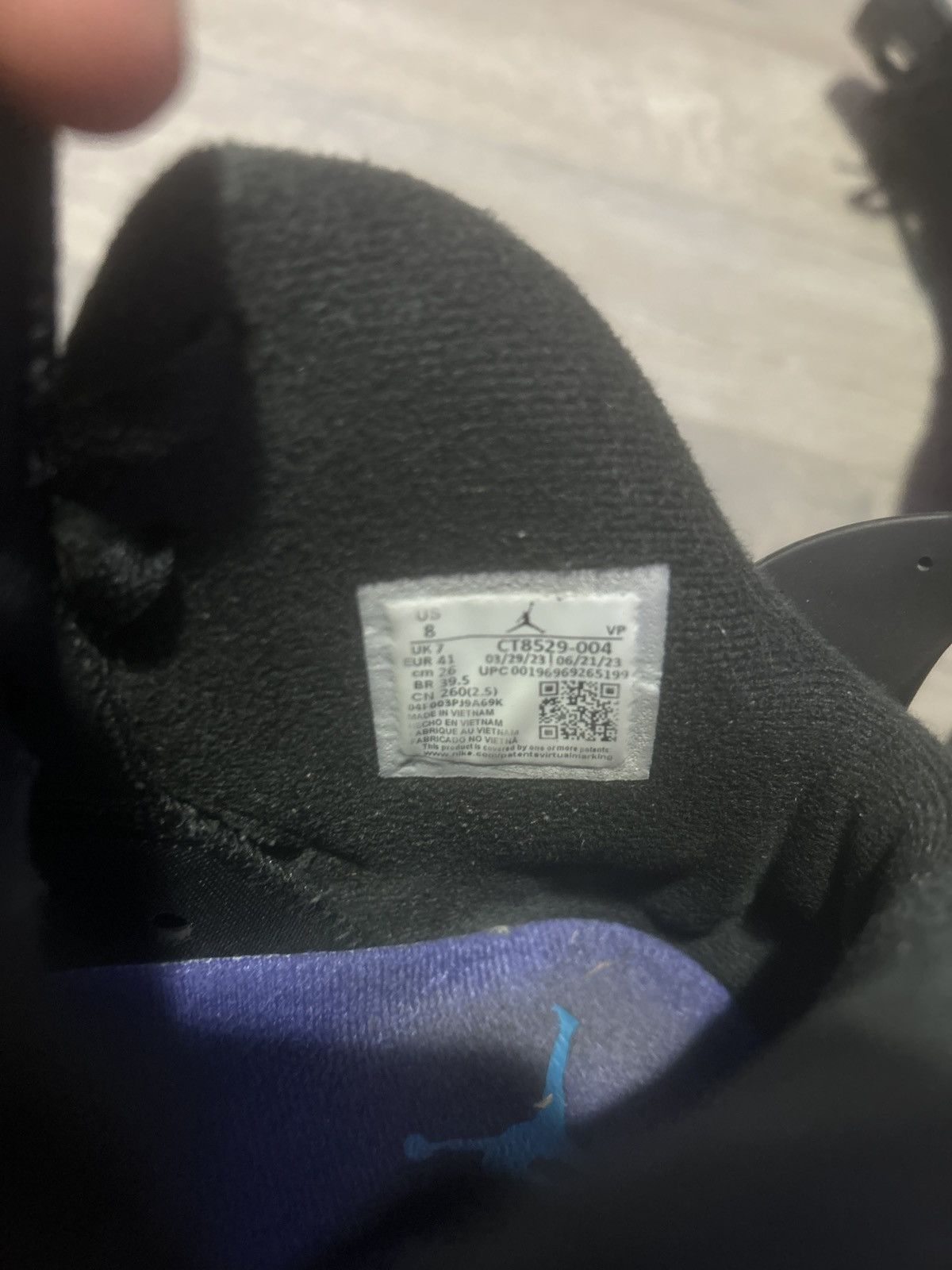 Nike jordan 6 aquas Size US 8.5 / EU 41-42 - 6 Thumbnail