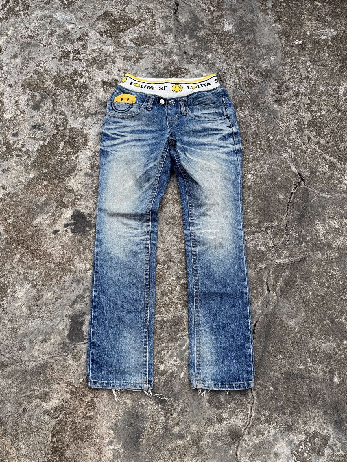 Hysteric Glamour Yoshitomo Nara Lolita Smile Jeans Archived Size US 28 / EU 44 - 2 Thumbnail