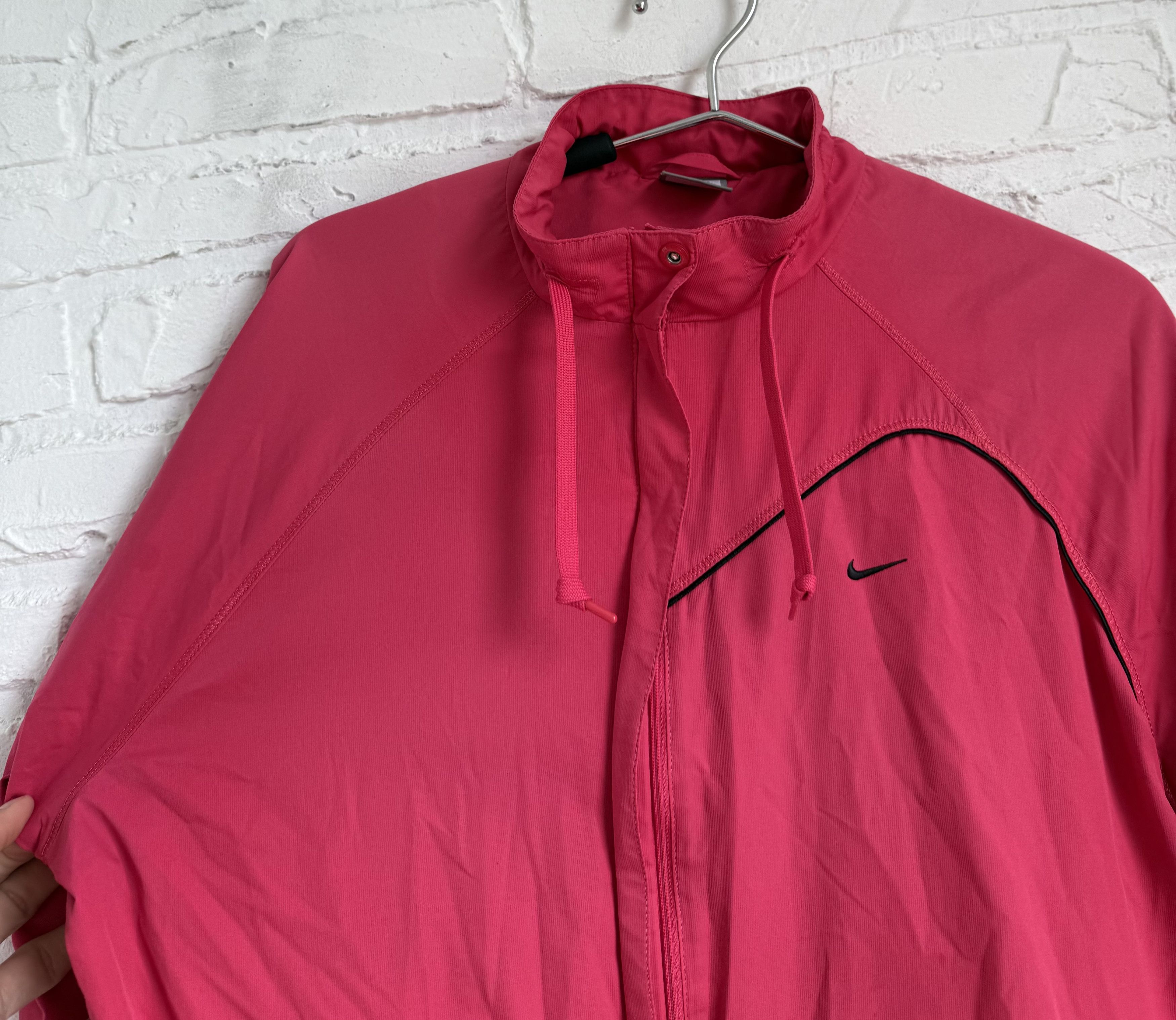 Nike Vintage Nike Tony Spackman Era Pink Technical Tennis Jacket Size L / US 10 / IT 46 - 7 Thumbnail