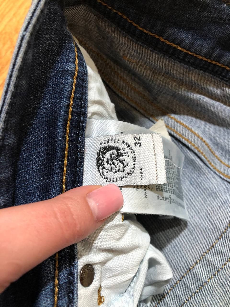 Diesel Diesel Sleenker Men Skinny Blue Denim Jeans Size US 32 / EU 48 - 3 Thumbnail
