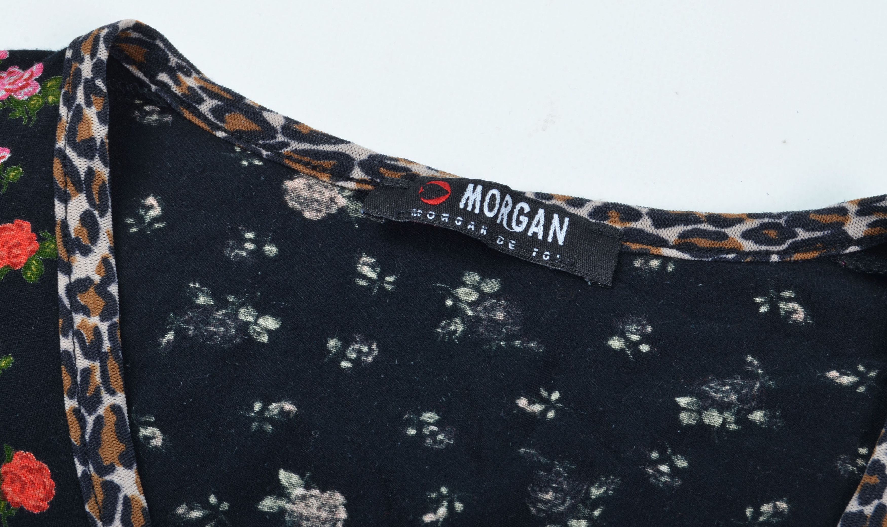 Morgan De Toi Vintage Morgan de Toi Rare Y2K Mesh Sleeves Floral Top Size S / US 4 / IT 40 - 5 Thumbnail
