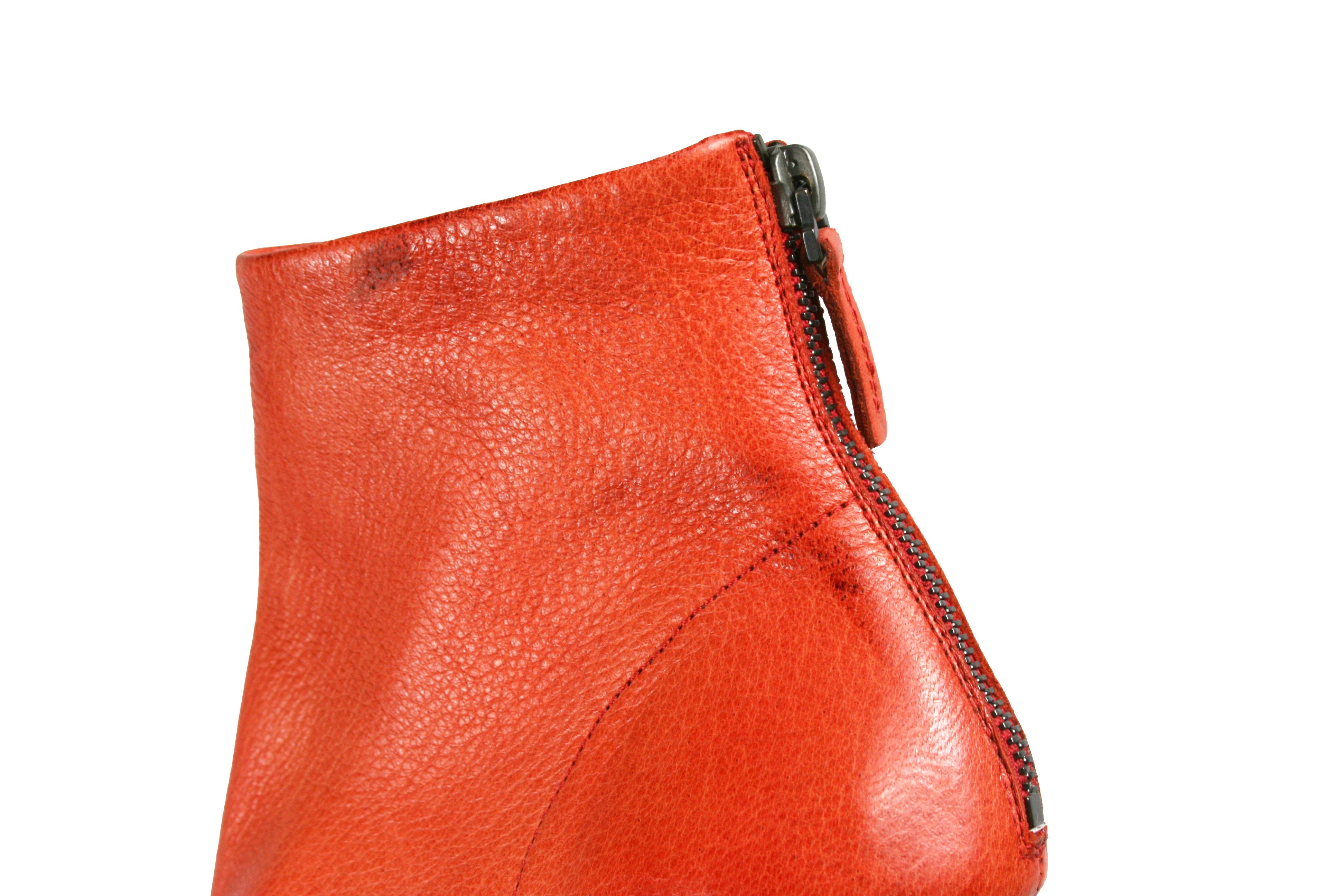 Marsell 2015 Ankle Heeled Leather Boots Size US 7 / IT 37 - 10 Thumbnail