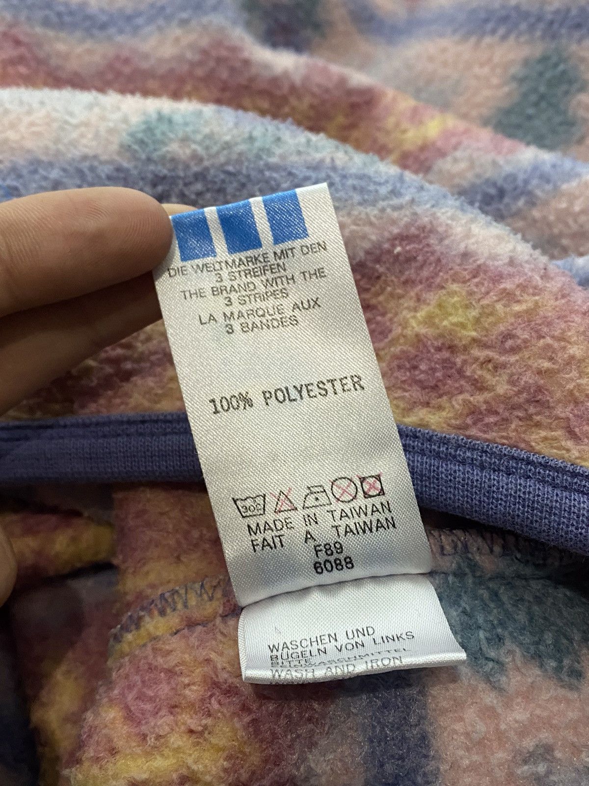 Vintage 🔥 Vintage 90s ADIDAS LAPPLAND FLEECE PASTEL SNOW VIBES RARE Size US M / EU 48-50 / 2 - 14 Thumbnail
