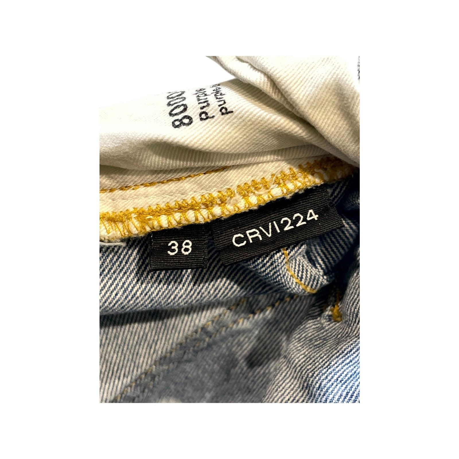 Purple Brand Purple Brand "Crystal Star" Light Wash Jeans Size US 38 / EU 54 - 8 Thumbnail