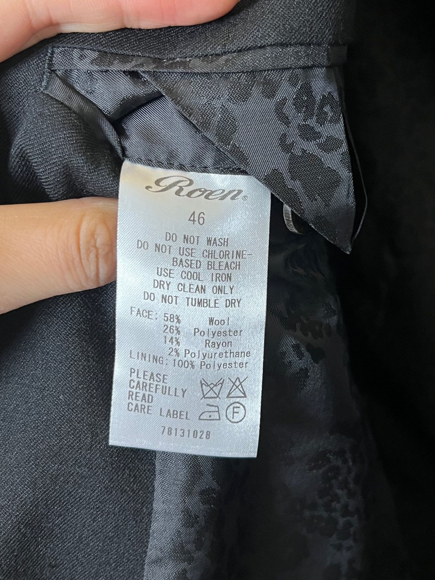 Roar Roar Men's Suit Size US S / EU 44-46 / 1 - 5 Thumbnail