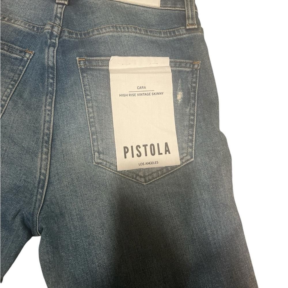 Designer Pistola Cara High rise vintage skinny jeans size 26 Size 26" / US 2 / IT 38 - 5 Thumbnail