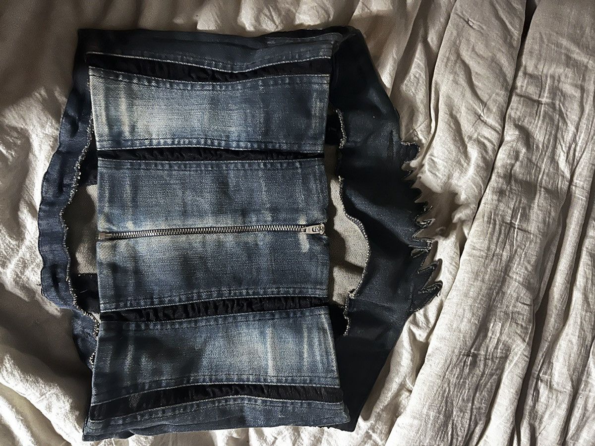 Miss Sixty Miss Sixty Archive Denim Corset / Early 2000s Size M / US 6-8 / IT 42-44 - 4 Thumbnail