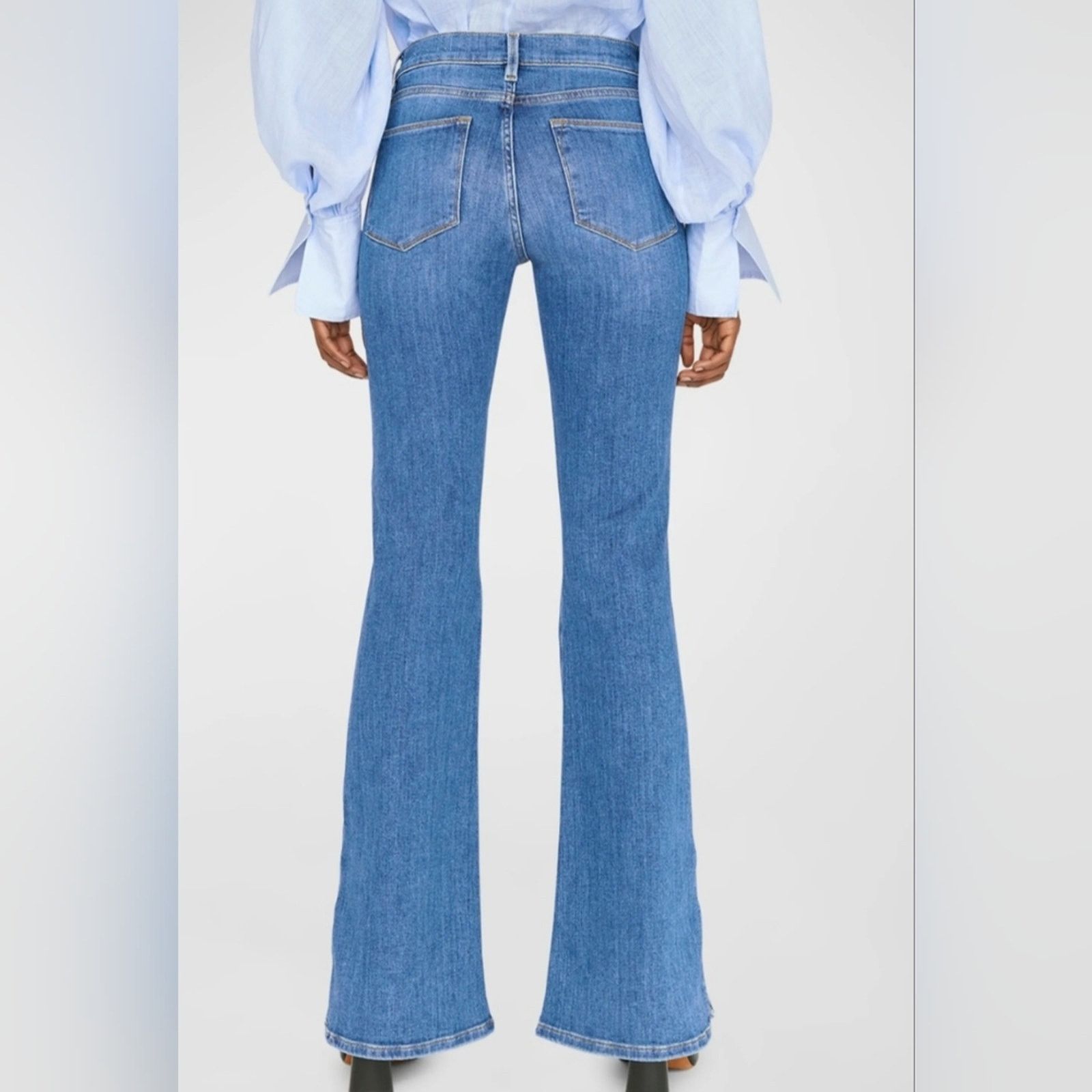 Frame FRAME LE HIGH FLARE JEANS SAMSON SIZE 24 BNWT Size 24" / US 00 / IT 34 - 3 Thumbnail
