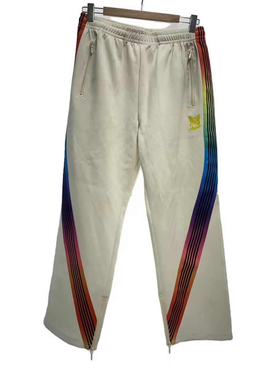 Needles Needles Polyester Track Pants Cream Size US 36 / EU 52 - 1 Thumbnail