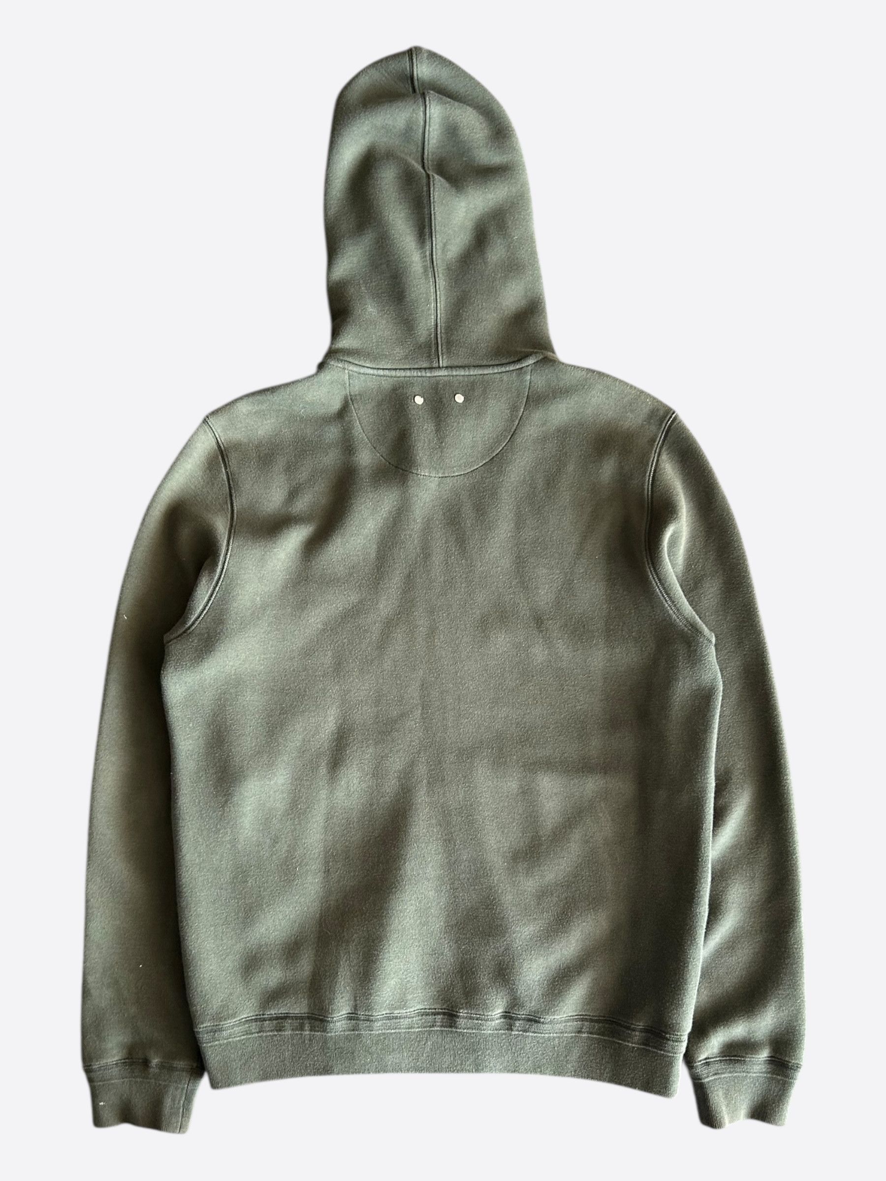 Louis Vuitton Louis Vuitton Olive Staples Zip Up Hoodie Size US XL / EU 56 / 4 - 2 Thumbnail