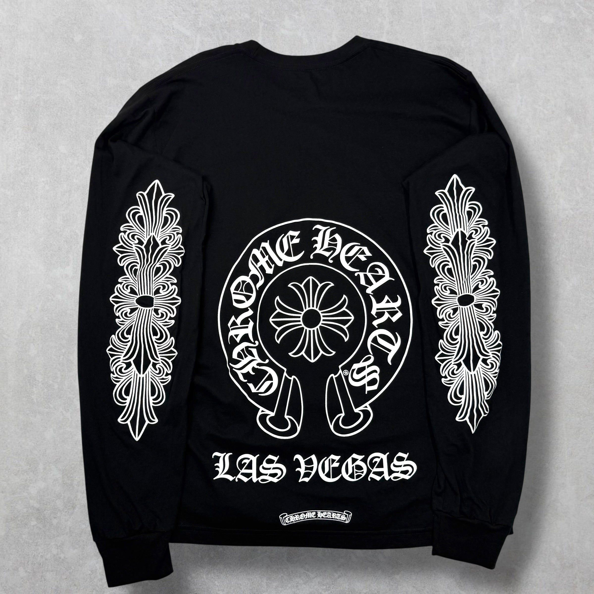 Chrome Hearts Chrome Hearts Las Vegas Horseshoe Floral L/S XL Size US XL / EU 56 / 4 - 1 Thumbnail