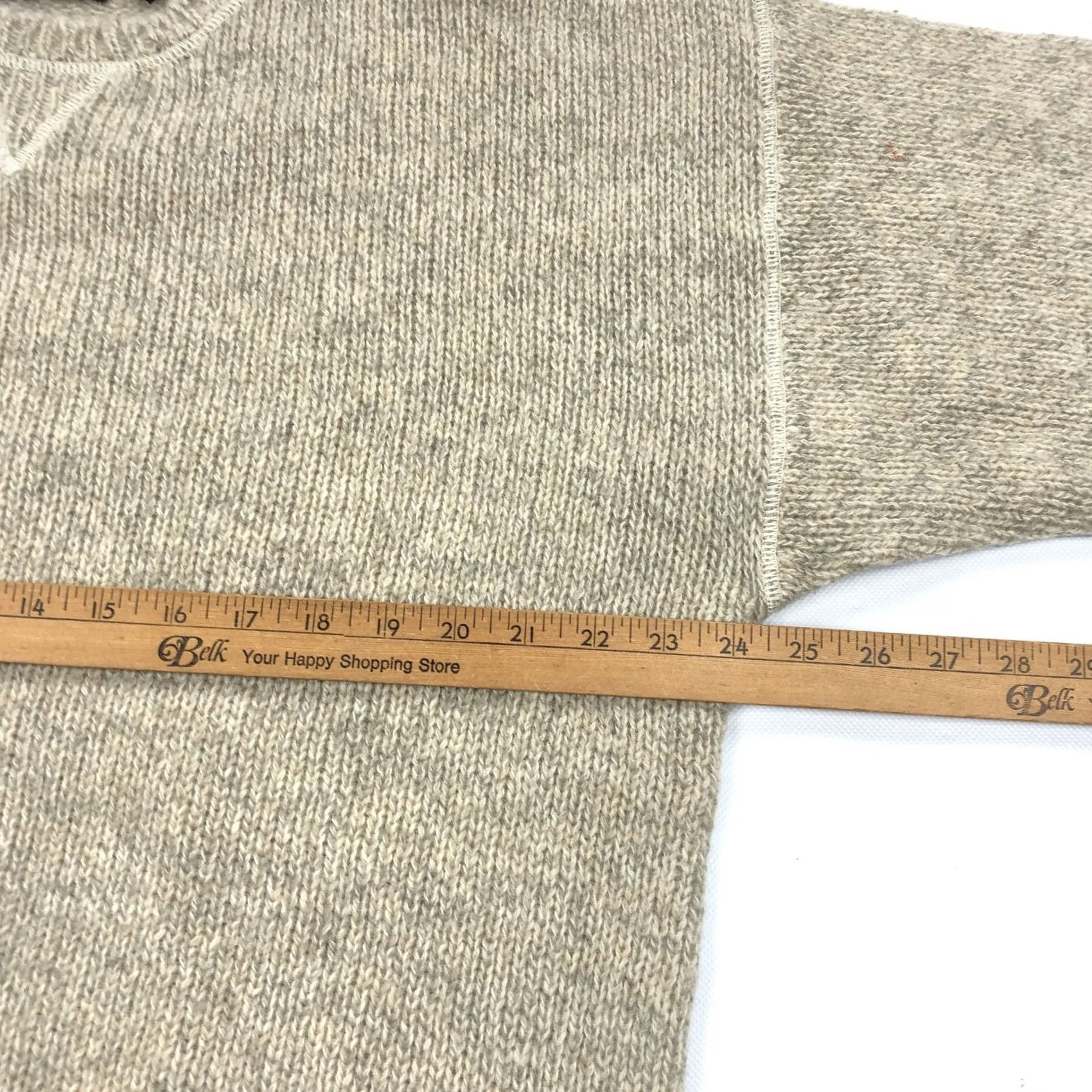 American Eagle Outfitters Vintage American Eagle Outfitters Men's L Wool Blend Crew Neck Sweater Beige Size US L / EU 52-54 / 3 - 6 Thumbnail
