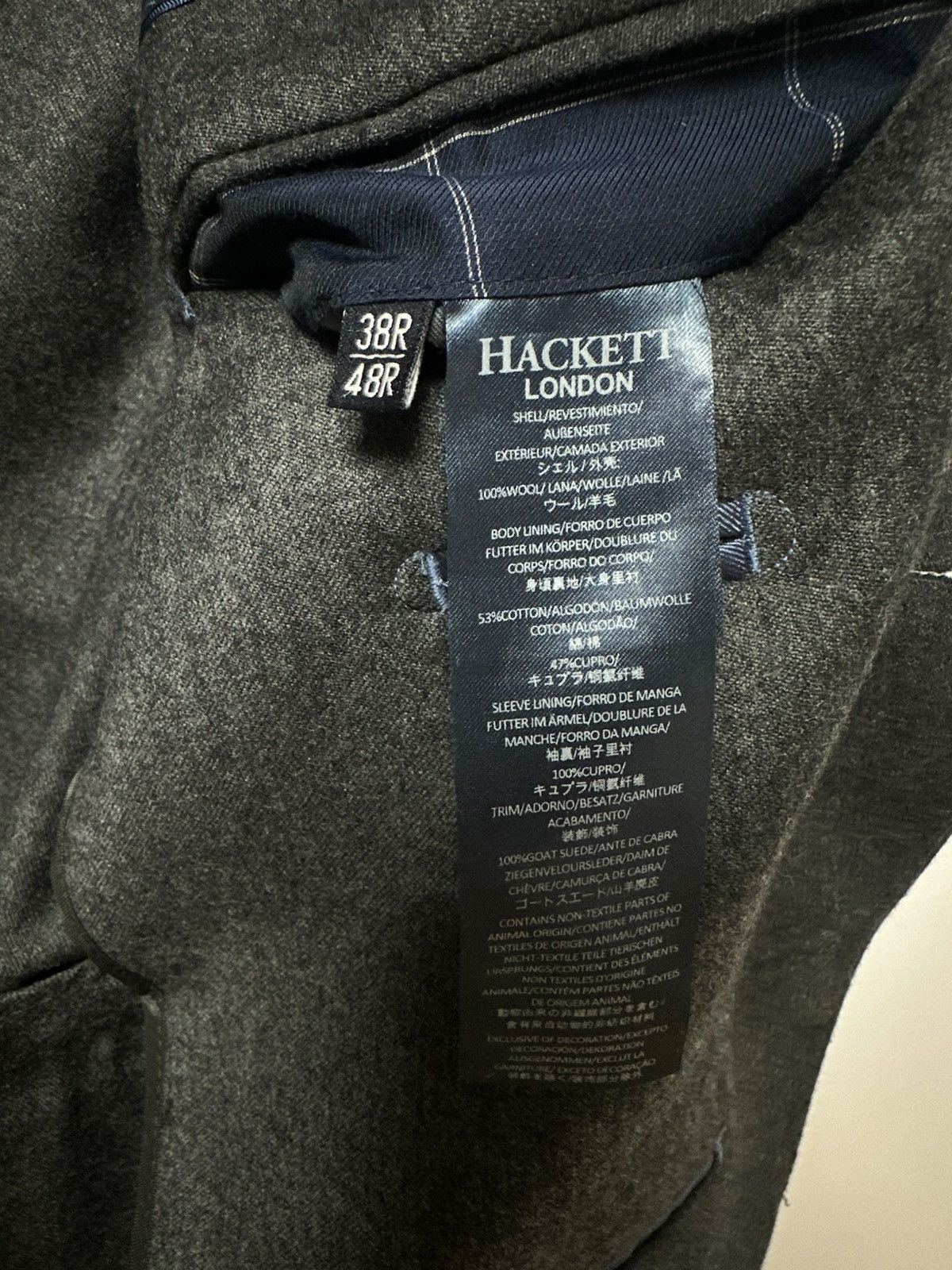 Hackett Hackett London Luxury Blazers Jacket Size 38R - 7 Thumbnail