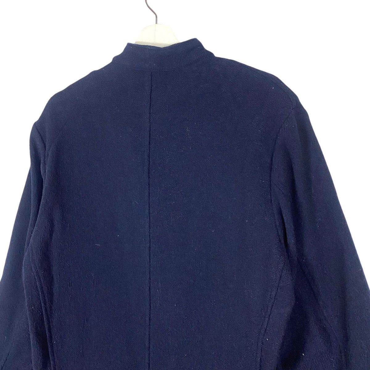Y's × Y's for Men × Yohji Yamamoto 💥80s Y’s BY YOHJI YAMAMOTO ICONIC NAVY BLUE COAT JACKET Size US M / EU 48-50 / 2 - 7 Thumbnail