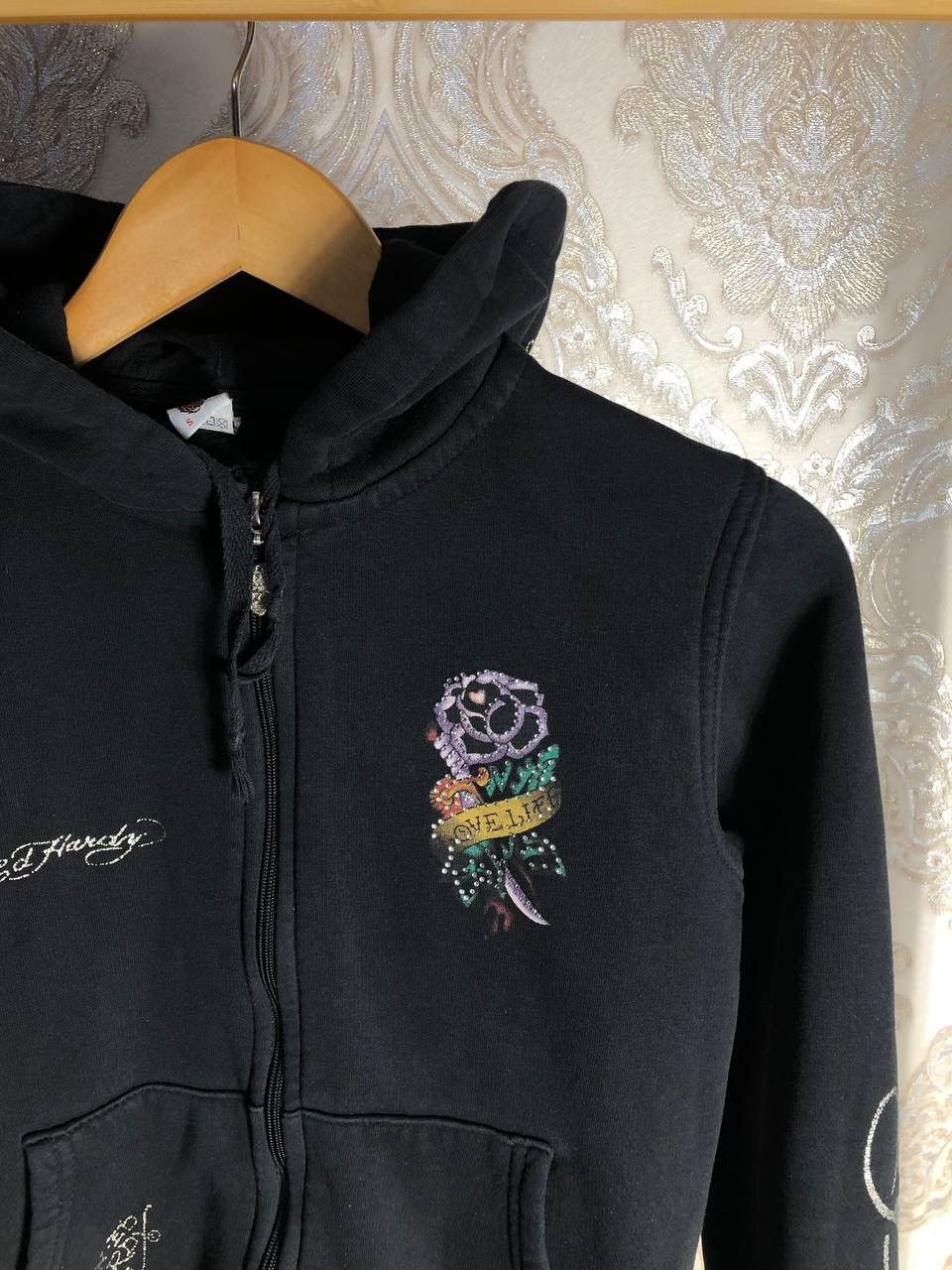 Ed Hardy VINTAGE ED HARDY DESIGNER HODDIE JAPAN STYLE RETRO Y2K 90s Size US XS / EU 42 / 0 - 4 Thumbnail
