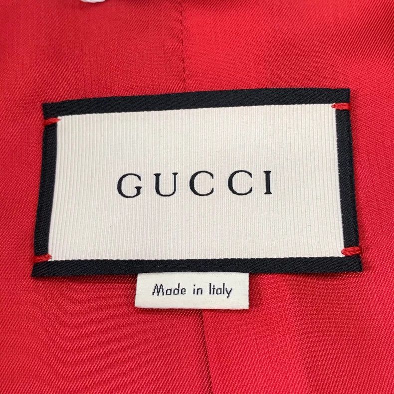 Gucci Gucci Black sheepskin stand-up collar long-sleeved leather Size US XS / EU 42 / 0 - 5 Thumbnail