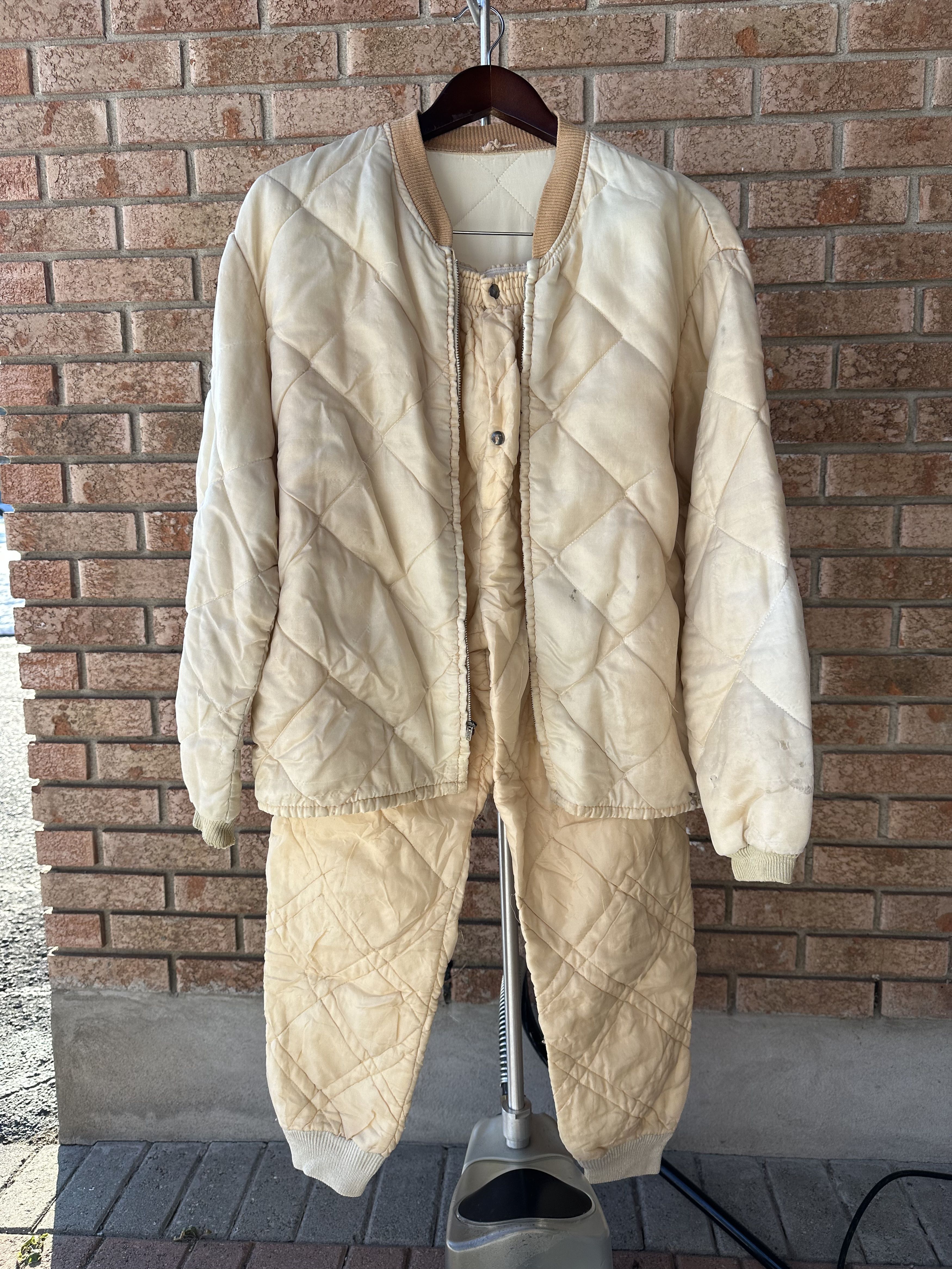 Vintage Quilted Bomber + Pant Liner Set Size US M / EU 48-50 / 2 - 1 Thumbnail