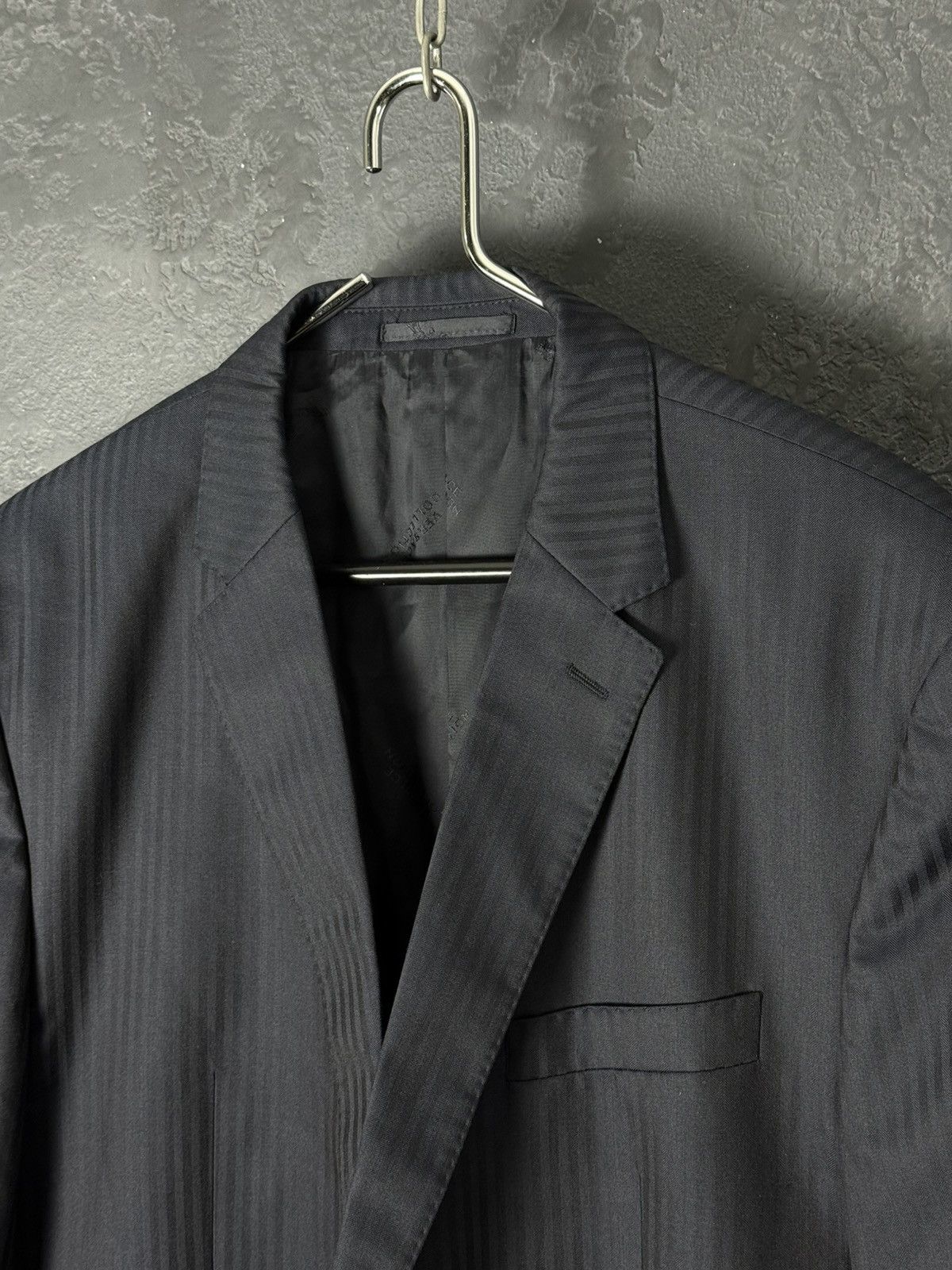 Versace Versace Collection Classic Pinstripe Wool-Silk Suit / EU 58 Size 46R - 5 Thumbnail