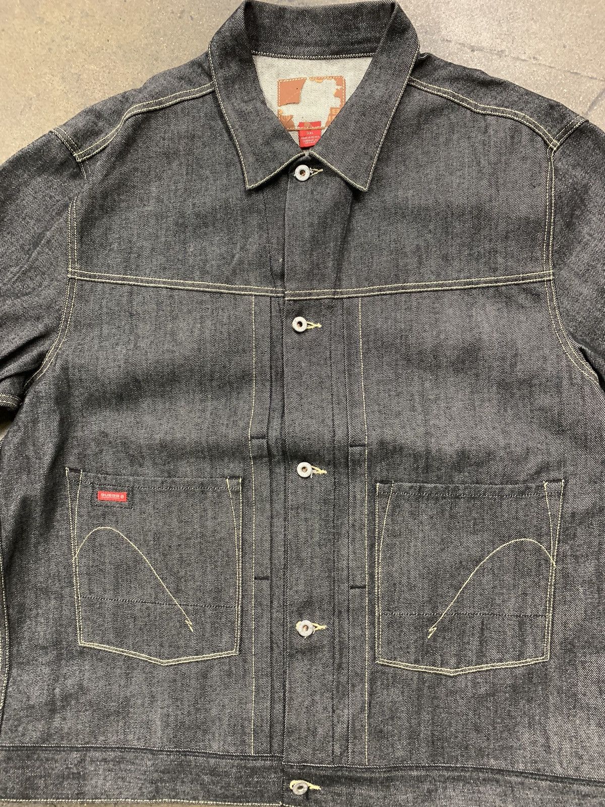 Guess × Vintage Vintage Guess DarkWash Denim Jacket Size US XXL / EU 58 / 5 - 2 Thumbnail