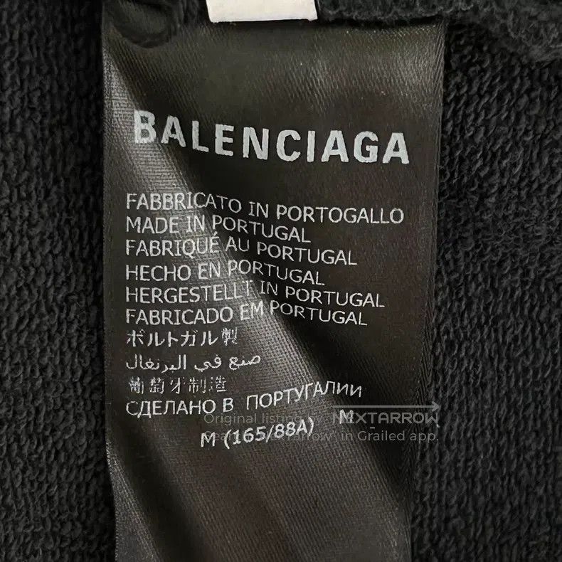 Balenciaga Balenciaga Coke Wave Lettering Embroidered Hooded Sweatshi Size US M / EU 48-50 / 2 - 4 Thumbnail