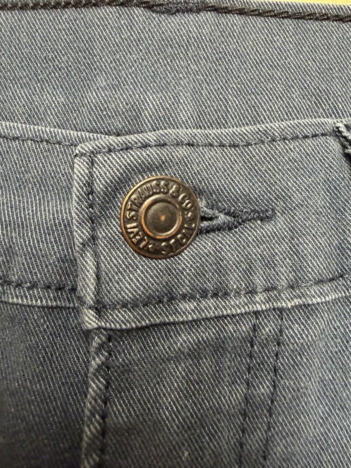 Levi's Levi 511 Mens 33x32 Vintage 90s Stretch Blue Jeans Black Tab Size US 33 - 5 Thumbnail