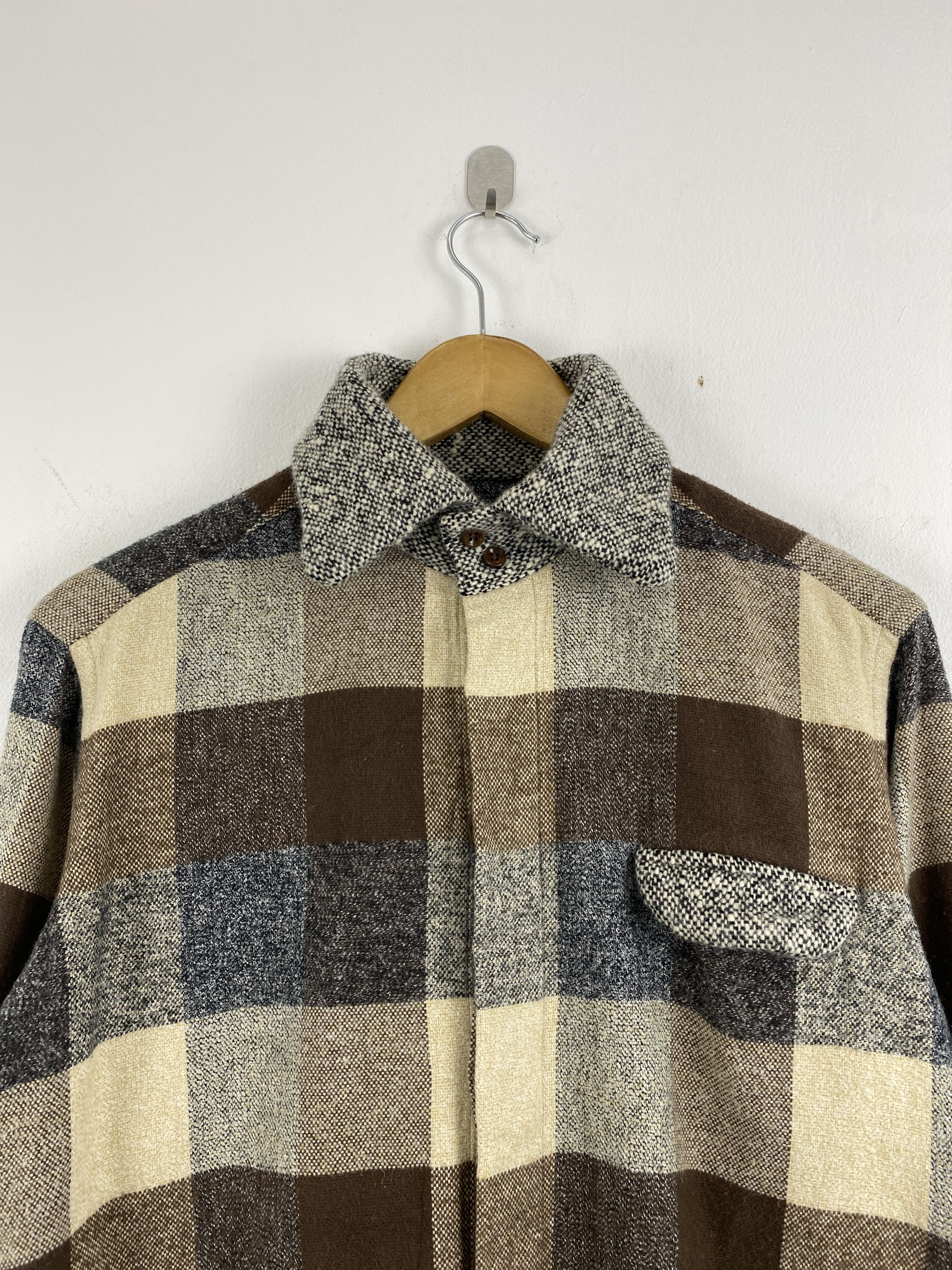Japanese Brand Vintage C'era Una Volta Button Ups Plaid Fleece Shirt JA0134 Size US L / EU 52-54 / 3 - 2 Thumbnail